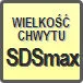 Piktogram - Wielkość chwytu: SDSmax